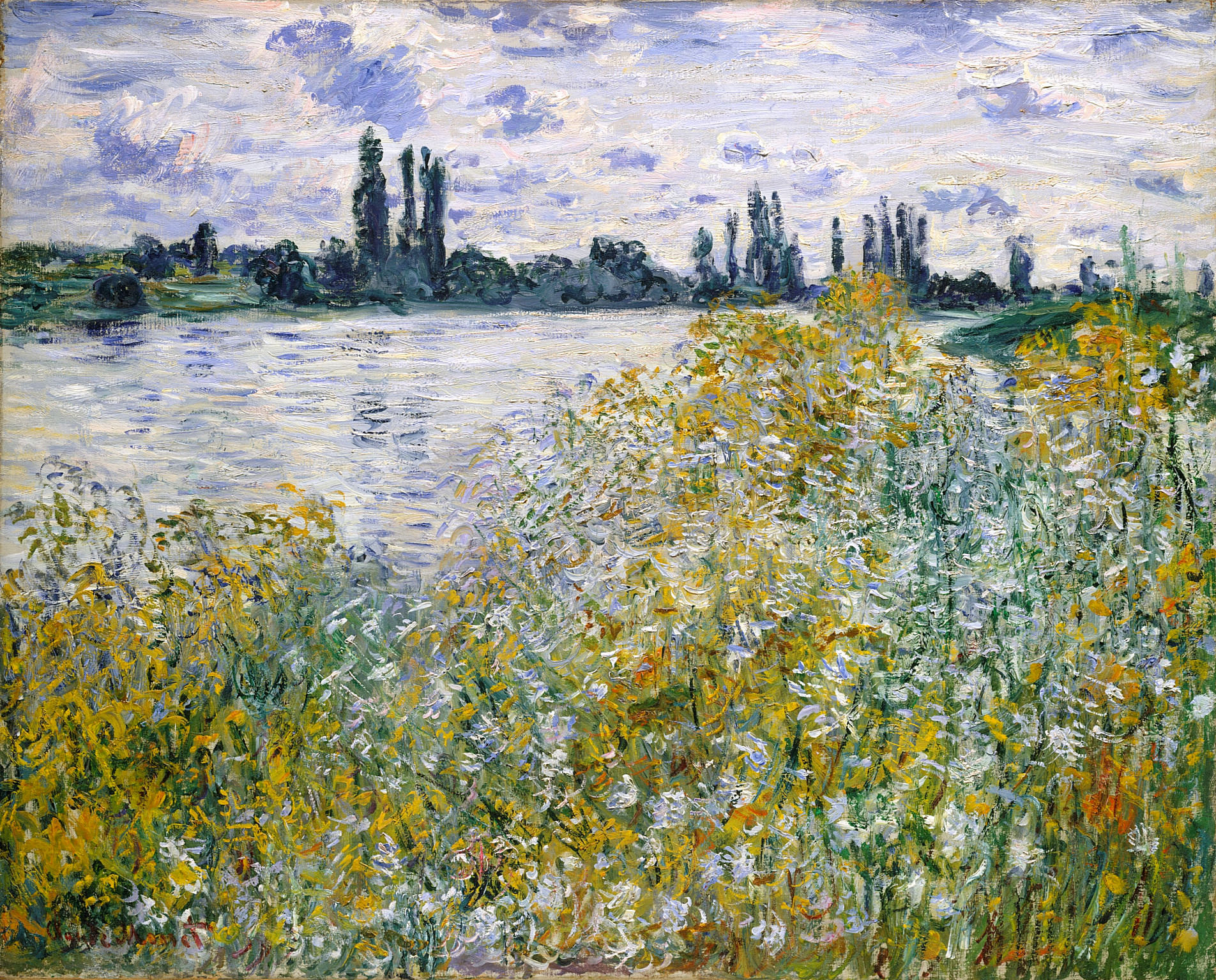 Isle of Flowers on Siene near Vetheuil 1880 